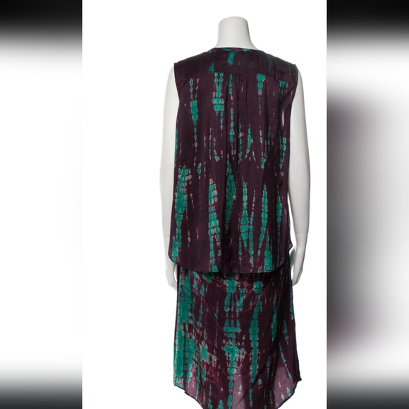 Figue 100% silk tent dress size small - Picture 2 of 12